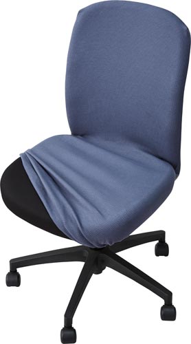 着せ替えチェアカバー フルタイプ M ブルー