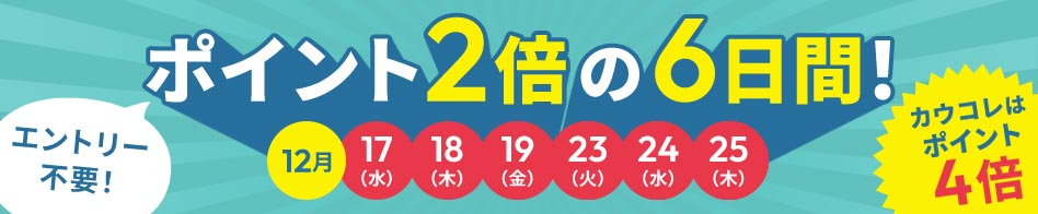 12���̃|�C���g2�{�f�[