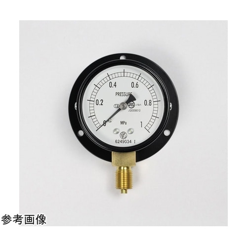 普通形圧力計(Φ60) 立形B枠 −0.