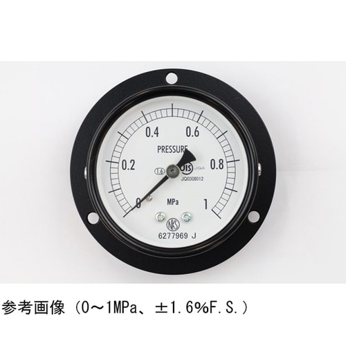 普通形圧力計(Φ60) 埋込形D枠(取付