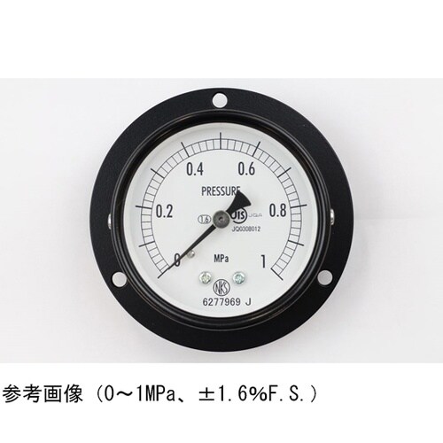 普通形圧力計(Φ60) 埋込形D枠(取付