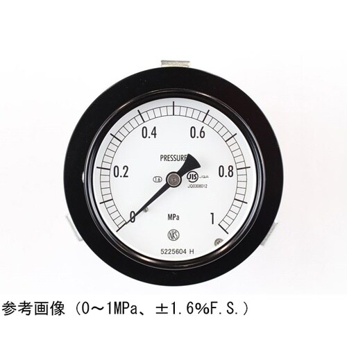 普通形圧力計(Φ75) 埋込形D枠(取付