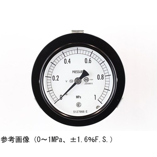 普通形圧力計(Φ75) 埋込形D枠(取付