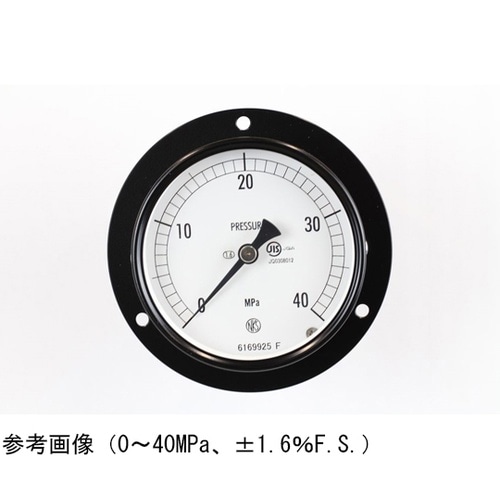 普通形圧力計(Φ75) 埋込形D枠(取付