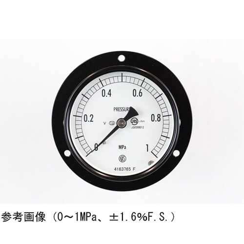 普通形圧力計(Φ75) 埋込形D枠(取付