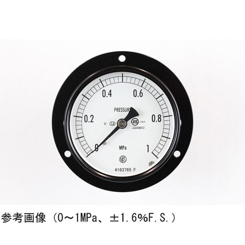 普通形圧力計(Φ75) 埋込形D枠(取付