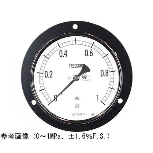 普通形圧力計(Φ100) 埋込形D枠(取