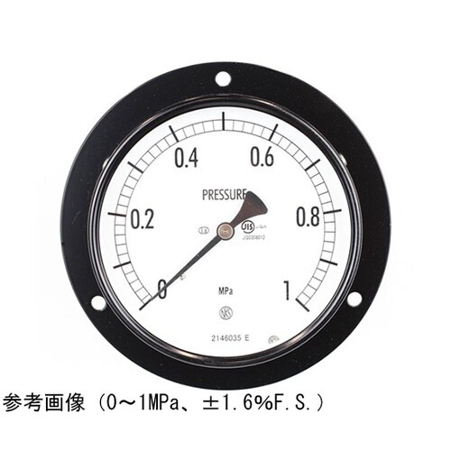 普通形圧力計(Φ100) 埋込形D枠(取