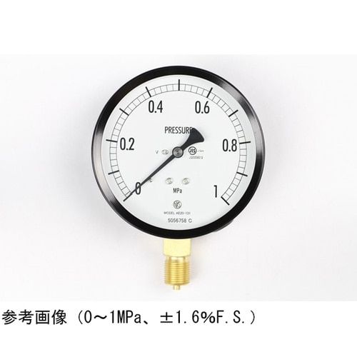 普通形圧力計(Φ100) 立形A枠 耐振