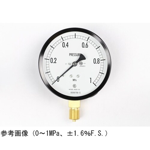 普通形圧力計(Φ100) 立形A枠 耐振