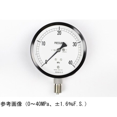 普通形圧力計(Φ100) 立形A枠 耐振