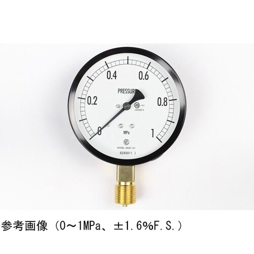 普通形圧力計(Φ100) 立形A枠 −0