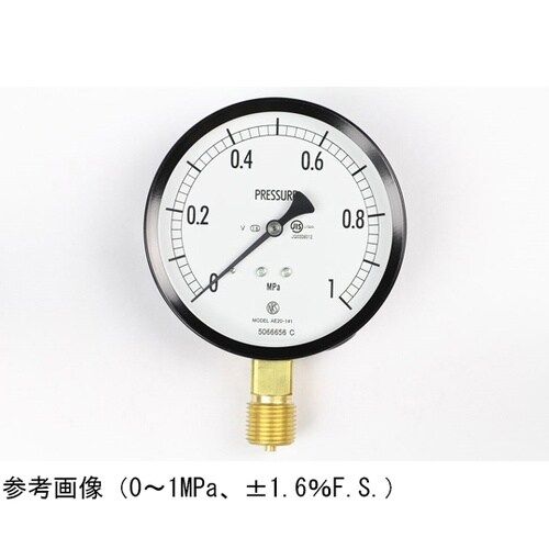 普通形圧力計(Φ100) 立形A枠 耐振