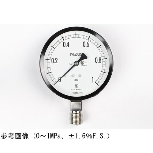 普通形圧力計(Φ100) 立形A枠 4M
