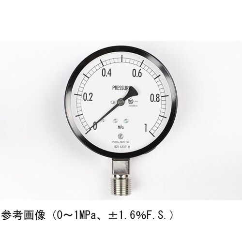 普通形圧力計(Φ100) 立形A枠 60