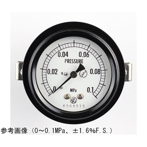 密閉型圧力計(60Φ) 埋込形D枠(取付