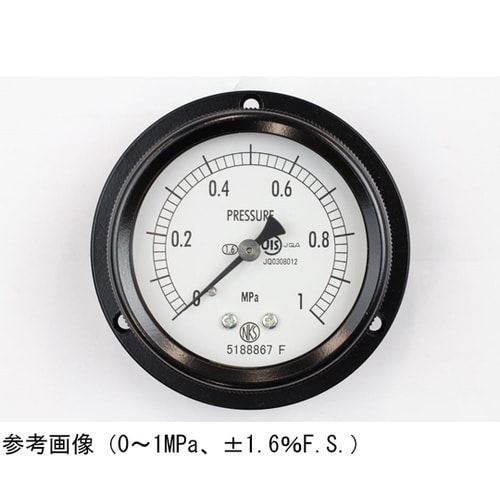 密閉型圧力計(60Φ) 埋込形D枠(取付