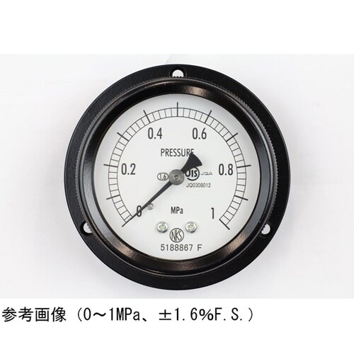 密閉型圧力計(60Φ) 埋込形D枠(取付