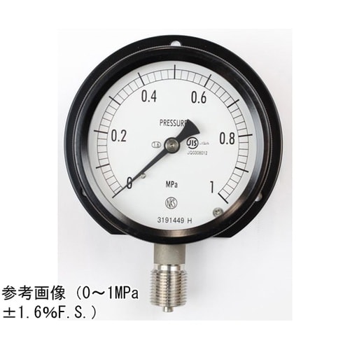 密閉型圧力計(75Φ) 立形B枠 25M