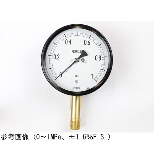 密閉型圧力計(100Φ) 立形A枠 35