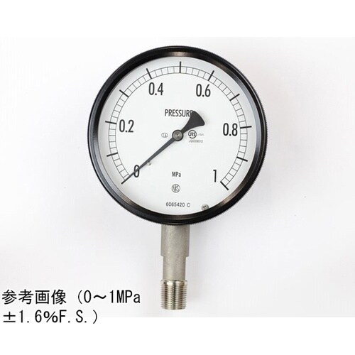 密閉型圧力計(100Φ) 立形A枠 0.