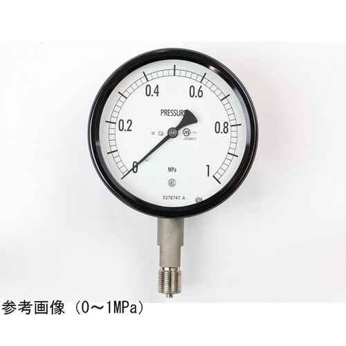 密閉型圧力計(100Φ) 立形A枠 蒸気