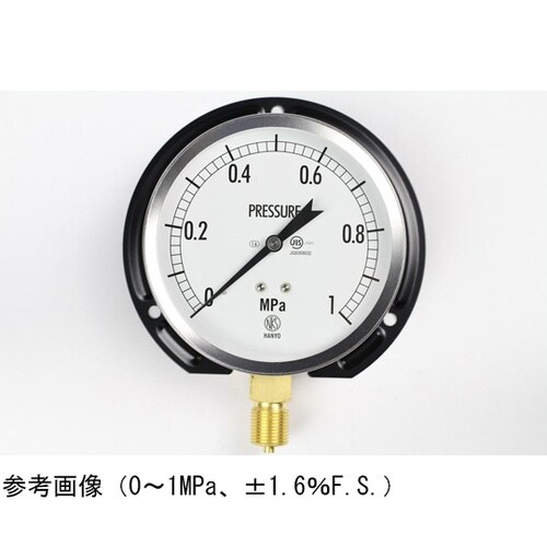 汎用型圧力計(100Φ) 立形B枠 1.