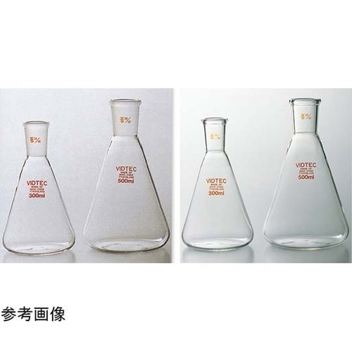 透明摺合三角フラスコ 100mL 19/