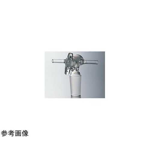 摺付三方PTFEコック(Tタイプ)24/