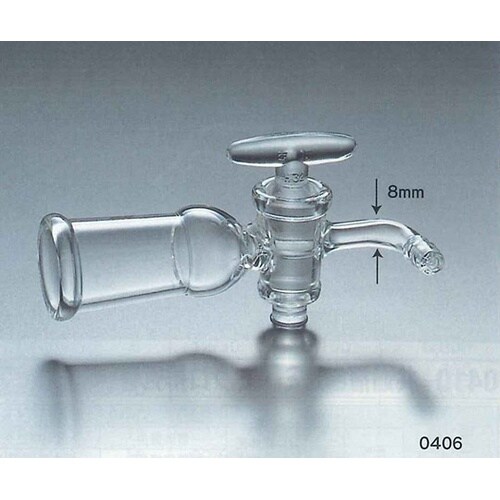 TS排気管曲管 ガラスコック 8mm管(