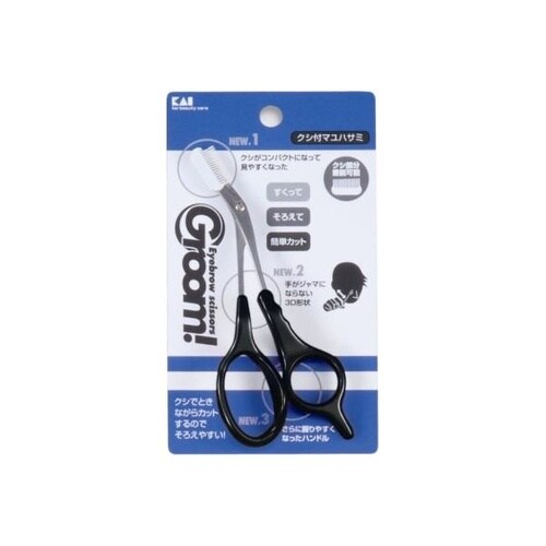 Groom クシ付きマユハサミDX