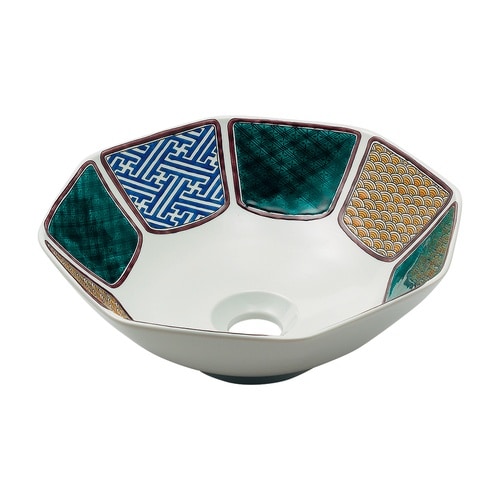 手洗器 吉祥三紋図