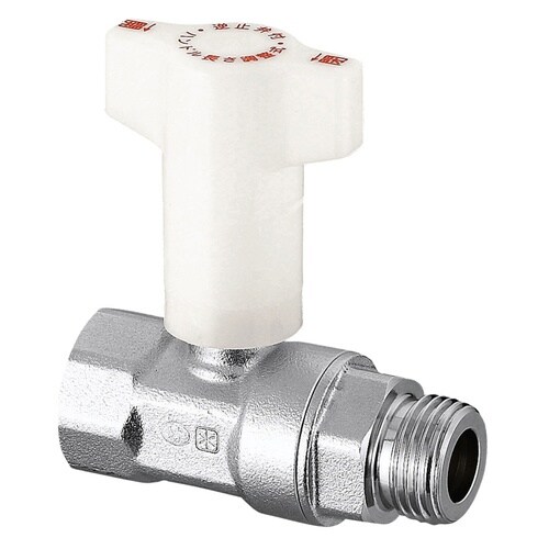 逆止弁付ボールバルブ