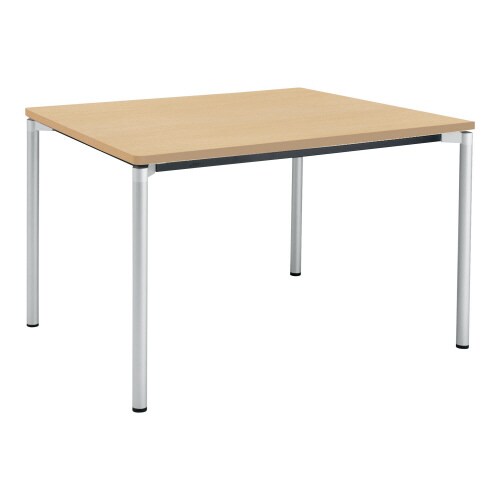 ジュート 角形天板 4本塗装丸脚アジャスター