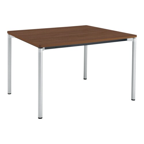 ジュート 角形天板 4本塗装丸脚アジャスター