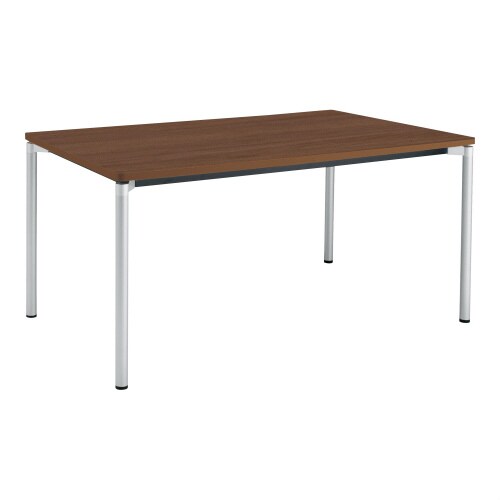 ジュート 角形天板 4本塗装丸脚アジャスター