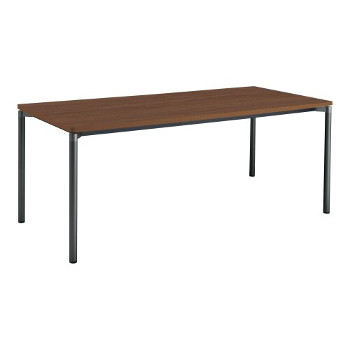 ジュート 角形天板 4本塗装丸脚アジャスター