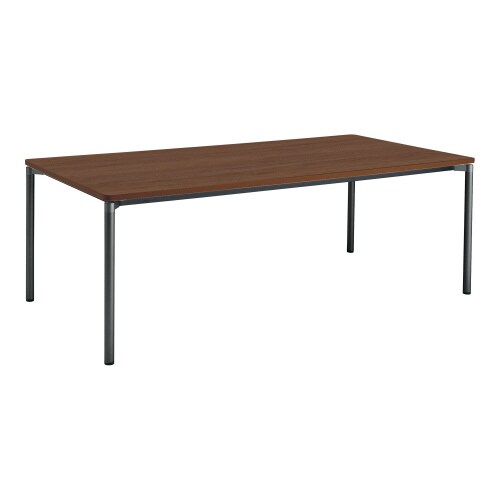 ジュート 角形天板 4本塗装丸脚アジャスター