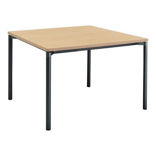 ジュート 角形天板 4本塗装丸脚アジャスター