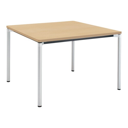 ジュート 角形天板 4本塗装丸脚アジャスター