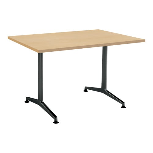 ジュート 角型天板 T字塗装脚アジャスター