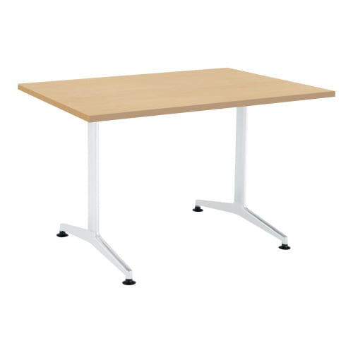 ジュート 角型天板 T字塗装脚アジャスター