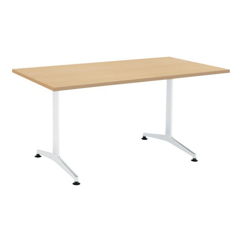 ジュート 角型天板 T字塗装脚アジャスター