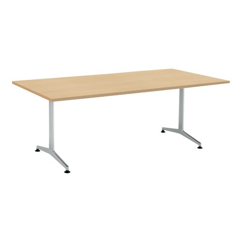 ジュート 角型天板 T字塗装脚アジャスター