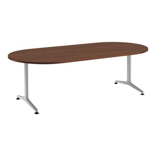 ジュート 長円形天板 T字塗装脚アジャスター