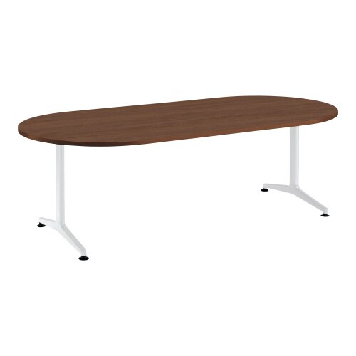 ジュート 長円形天板 T字塗装脚アジャスター