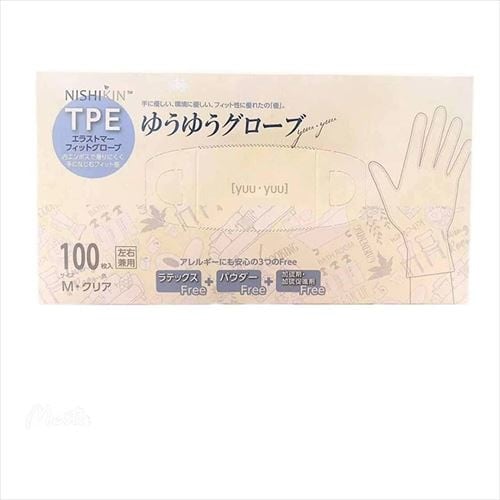 ゆうゆうグローブ TPE クリア M×4