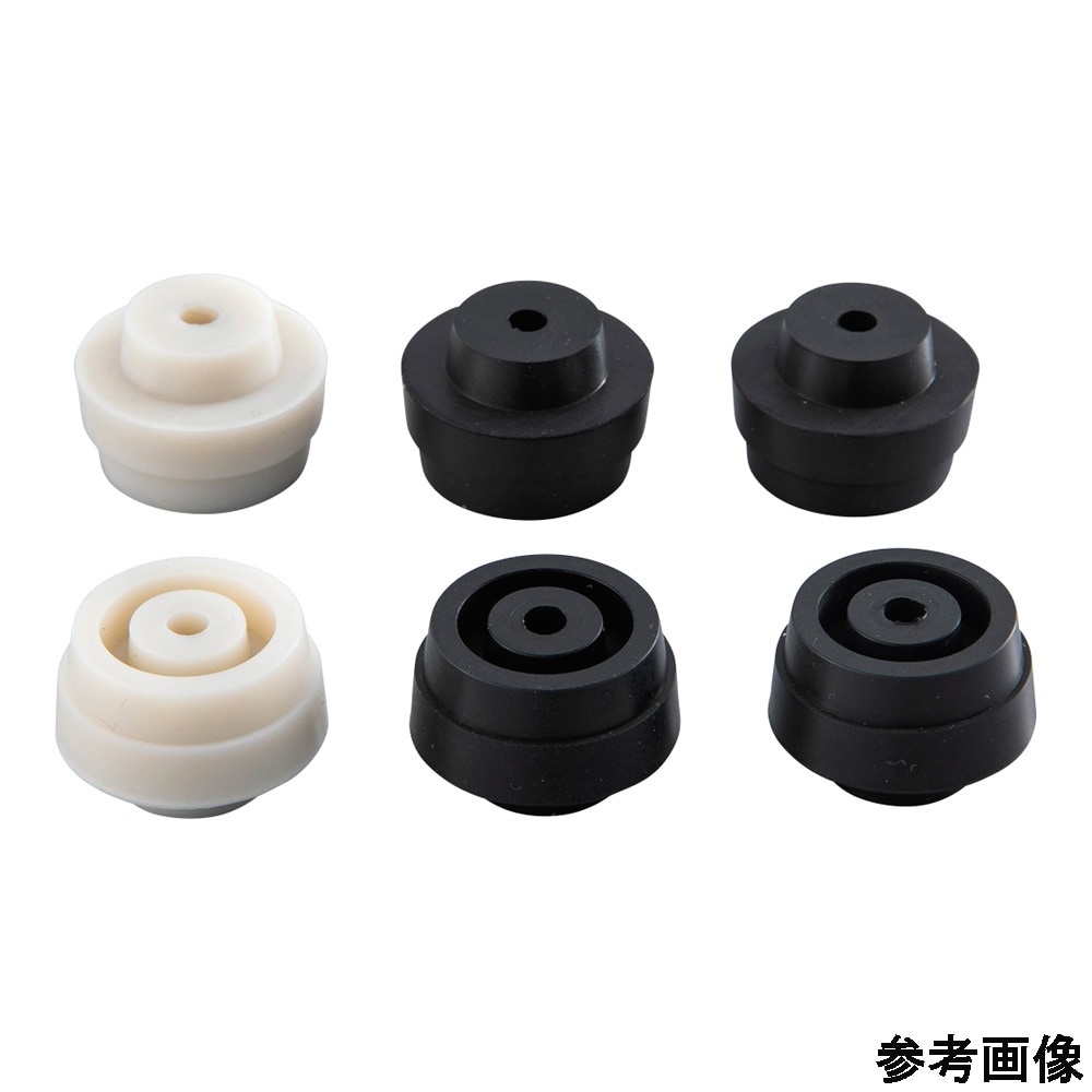 スクリュー管瓶用穴付きゴム栓 R−FKM