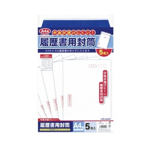 フ100 履歴書用封筒