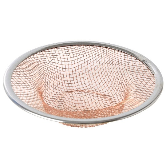 排水口純銅製網ゴミ受け 113mm PR